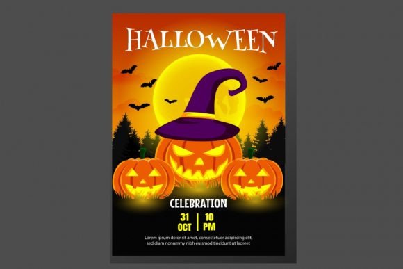 Download Halloween Celebration Poster Design - Halloween celebration Collection