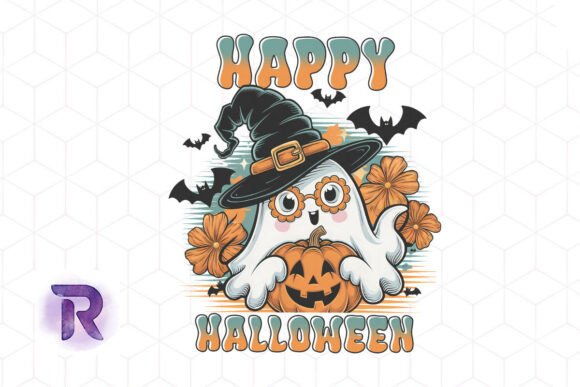 Download Cute Ghostly Halloween Celebration PNG - Halloween celebration Collection