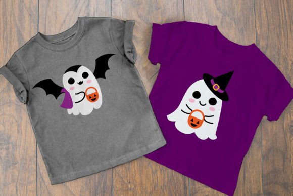Download Ghosts in Halloween Costumes SVG Duo - Costumes Collection