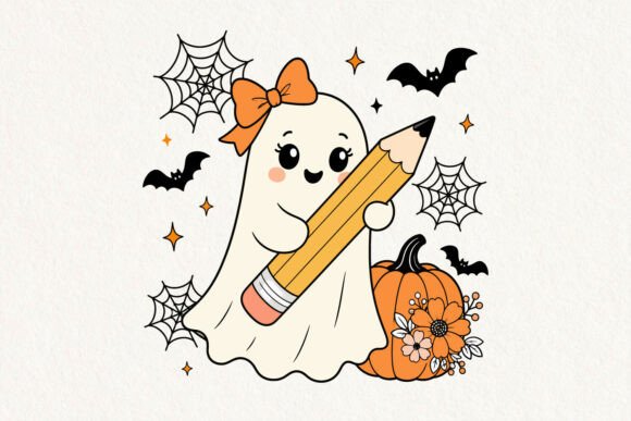 Download Halloween School Ghost SVG,Halloween SVG - Ghost svg Collection