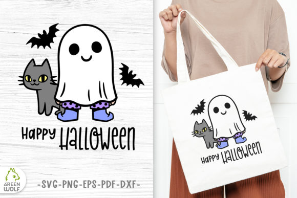Download Layered Halloween Ghost Svg Design - Ghost svg Collection