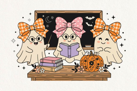 Download Halloween Teacher Ghost SVG, Pumpkin PNG - Ghost svg Collection