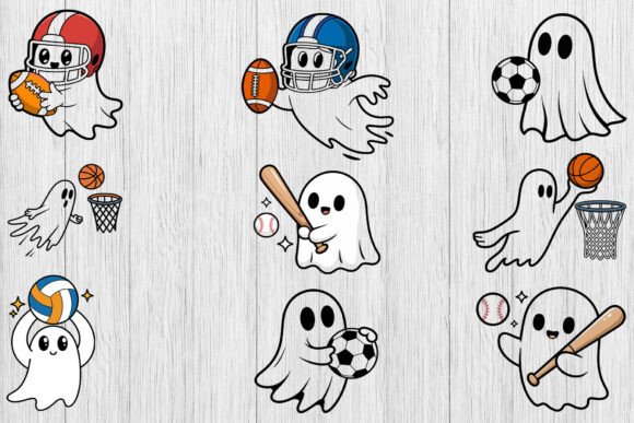 Download Sport Cute Ghost Svg Bundle, Spooky Svg - Ghost svg Collection